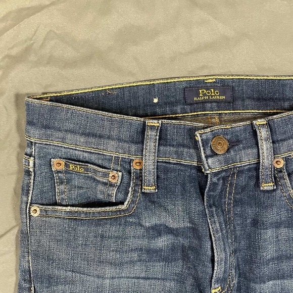 Polo Ralph Lauren Other - Polo Ralph Lauren Tompkins‎ Skinny Crop Jeans Kids 26W Medium Wash Blue Denim